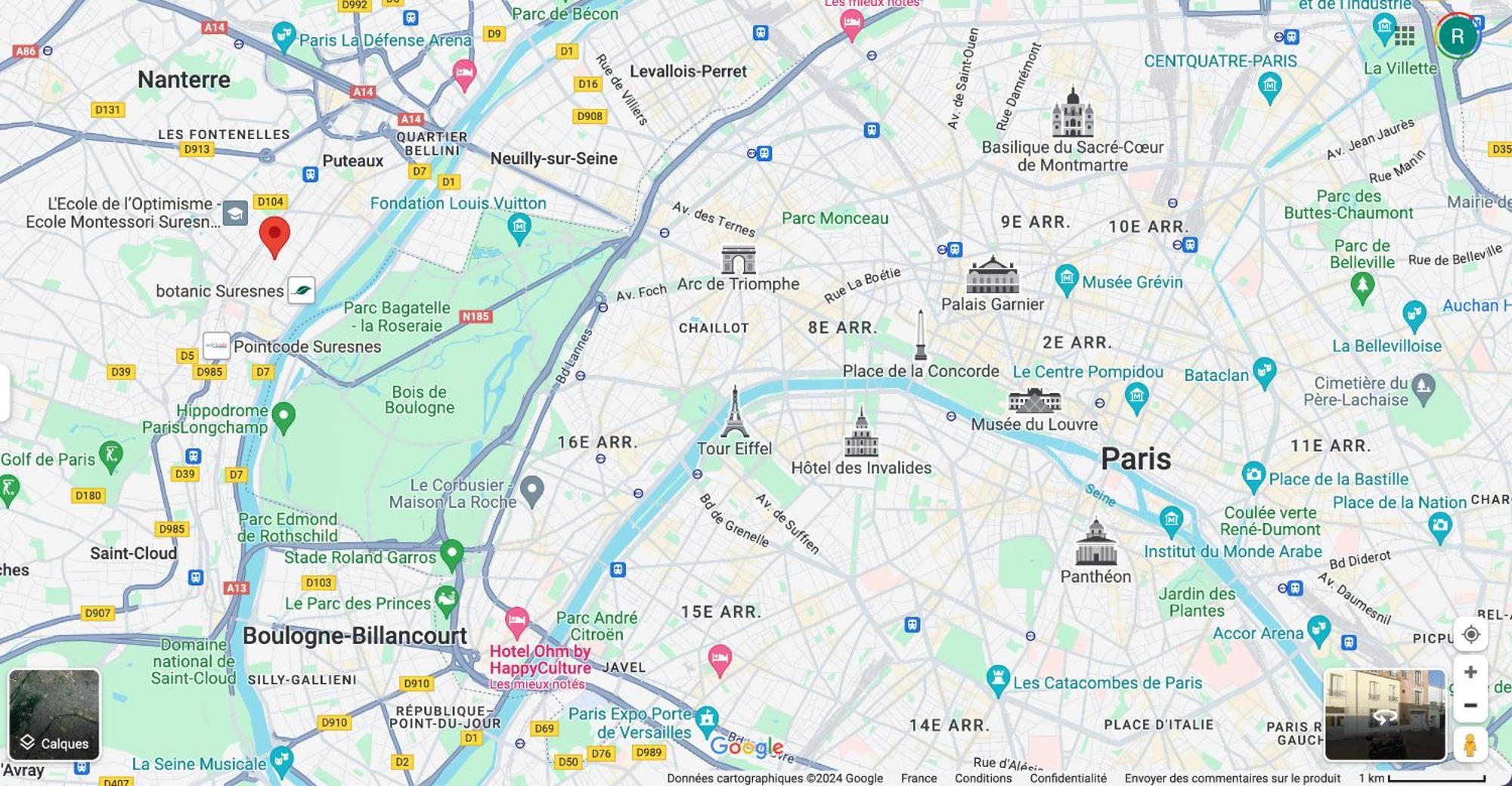 シュレンヌA 10 Min De La Defense Et A 20 Min De Parisアパートメント エクステリア 写真